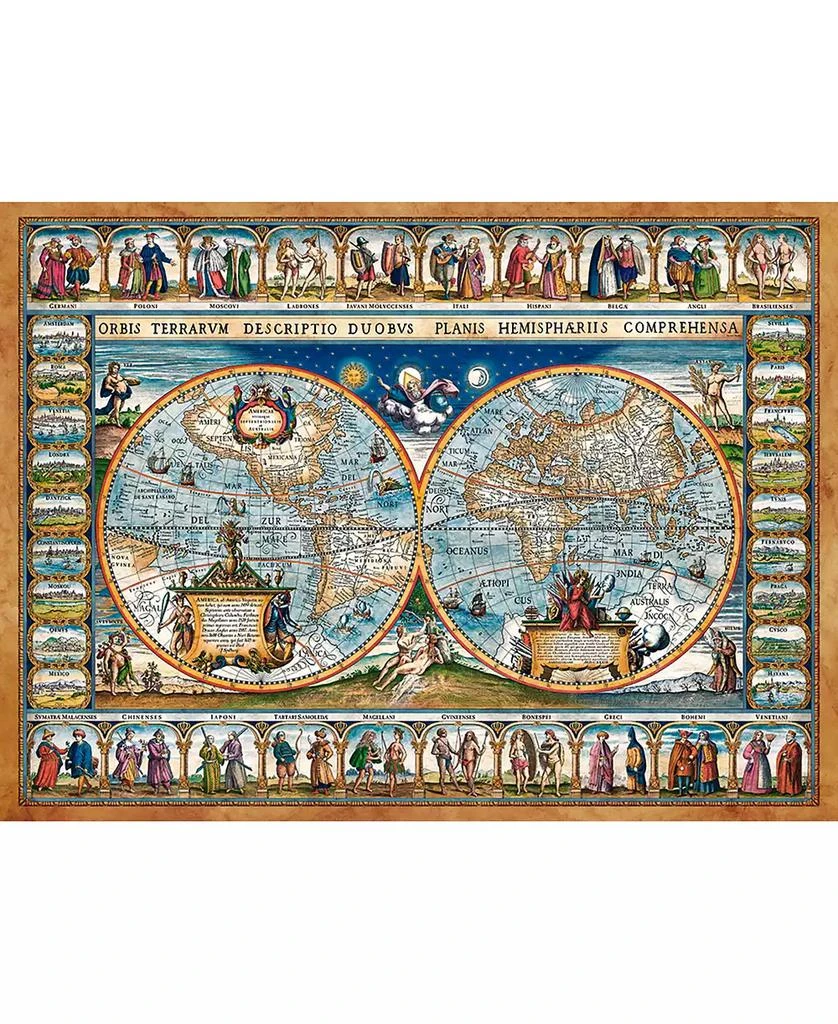 商品Castorland|Map of the world, 1639 2000 Piece Jigsaw Puzzle,价格¥248,第1张图片