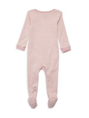 商品Calvin Klein|Baby Girl’s Striped Footie,价格¥125,第2张图片详细描述