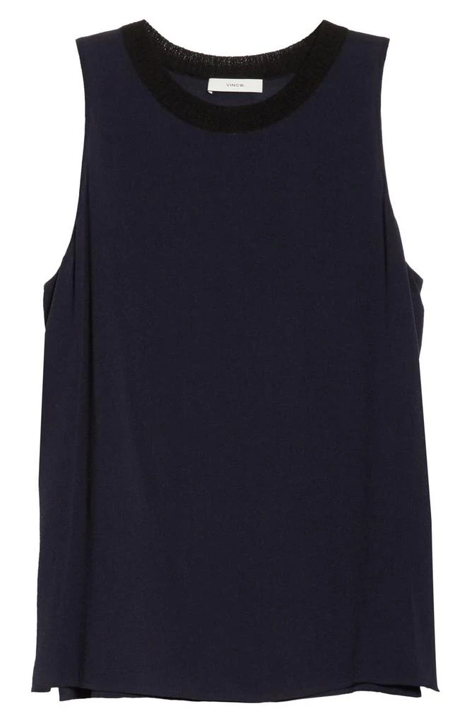 商品Vince|Textured Silk Tank,价格¥344,第5张图片详细描述