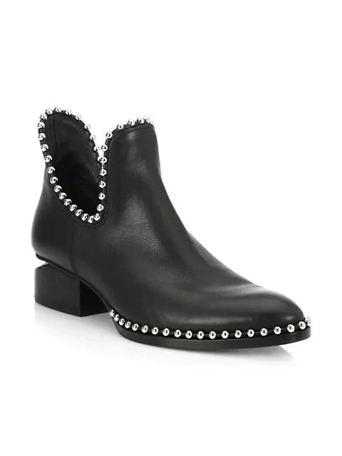 商品Alexander Wang|Kori Cutout Leather Booties 及踝靴,价格¥2233,第2张图片详细描述