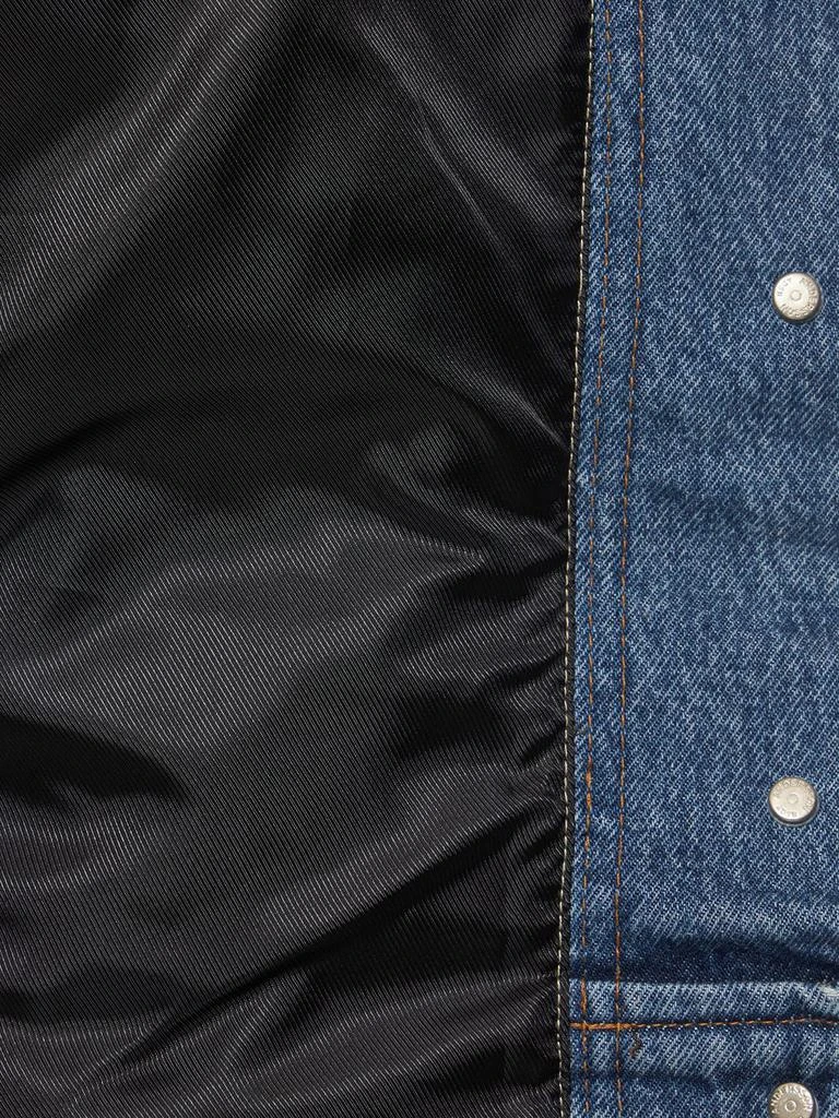 商品ANDERSSON BELL|Faux Leather Lance Denim Jacket,价格¥3374,第5张图片详细描述
