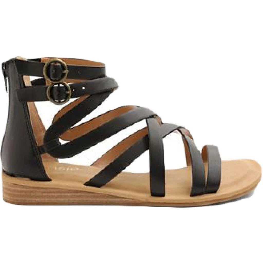 商品Kensie|Kensie Womens Lanica Leather Ankle Strappy Sandals,价格¥69,第2张图片详细描述