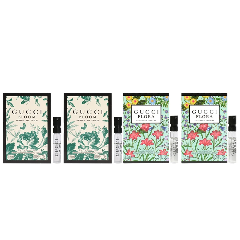 商品[国内直发] Gucci|古驰 花悦系列/绮梦系列 香水体验装 香水EDP淡香水EDT 小样版 1.5ml*4,价格¥104,第3张图片详细描述