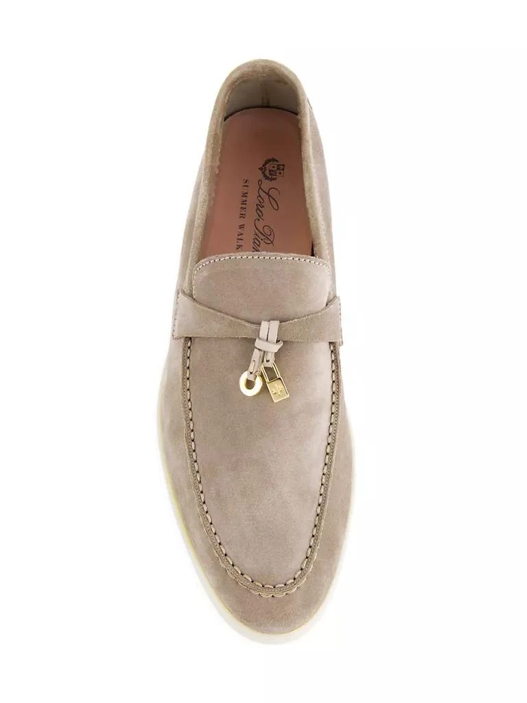 商品Loro Piana|Summer Charms Walk Suede Moccasins,价格¥7700,第5张图片详细描述