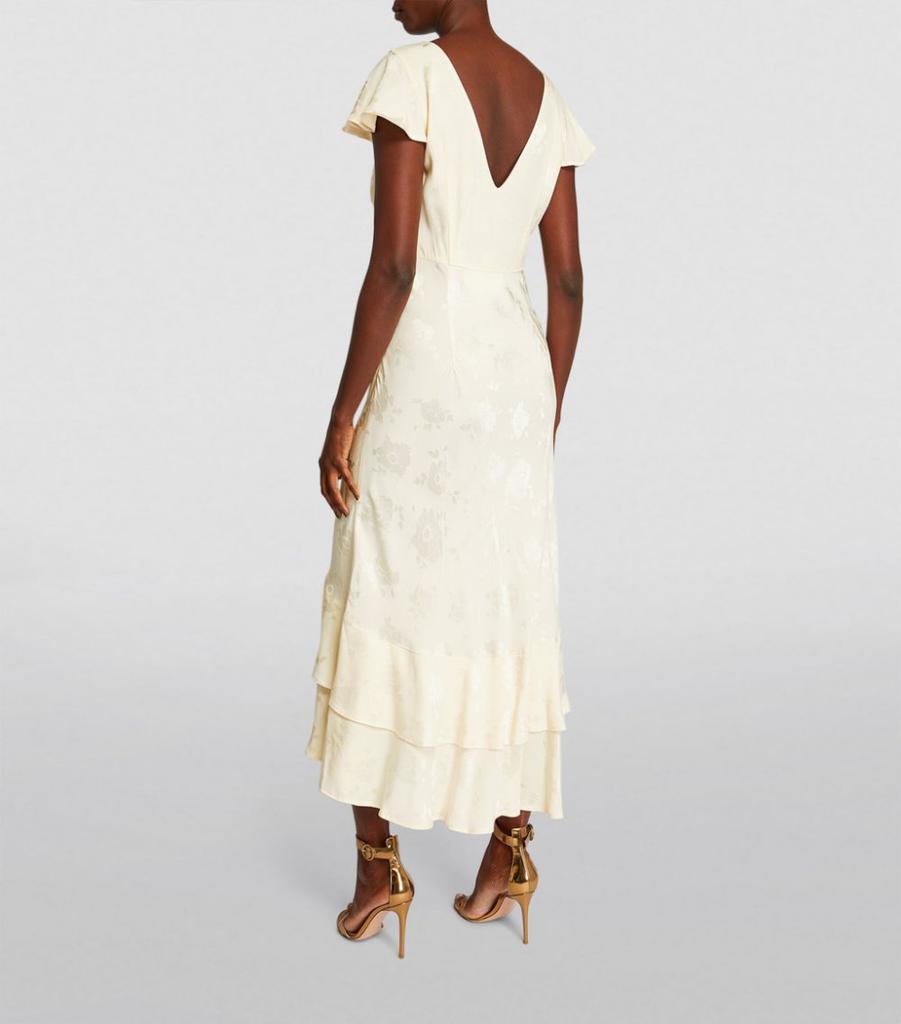 Jacquard Liberty Poppy  Midi Dress商品第3张图片规格展示