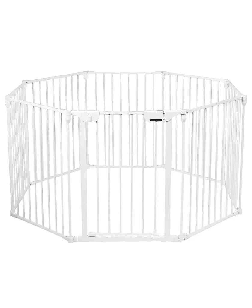 商品Costway|8 Panel Baby Safe Metal Gate Play Yard Barrier Pet Fence,价格¥821,第1张图片