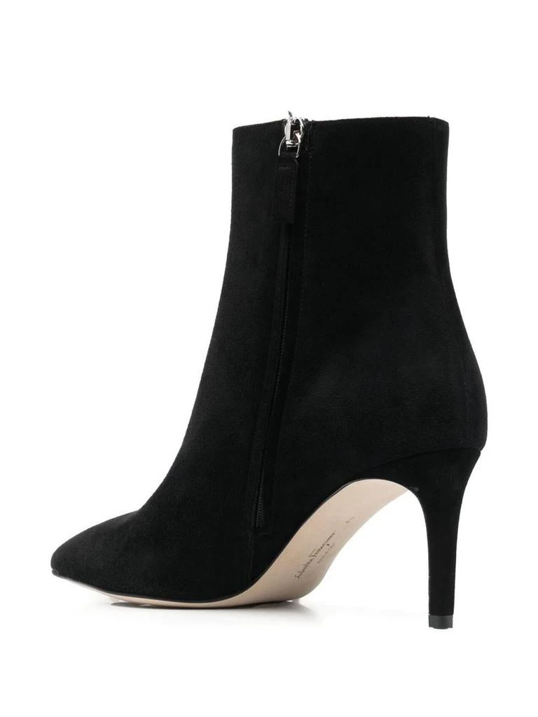 商品Salvatore Ferragamo|SALVATORE FERRAGAMO Leather heel boots,价格¥3919,第3张图片详细描述