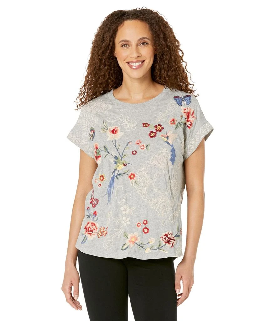 商品Johnny Was|Jailyn Relaxed Tee,价格¥730,第1张图片