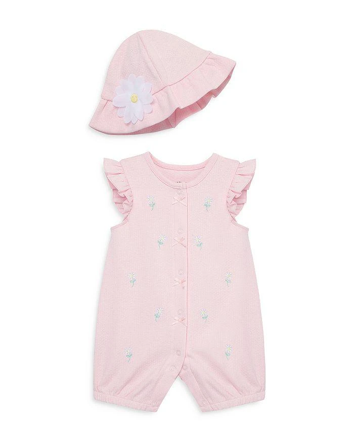 商品Little Me|Girls' Daisies Romper & Hat - Baby,价格¥250,第1张图片详细描述