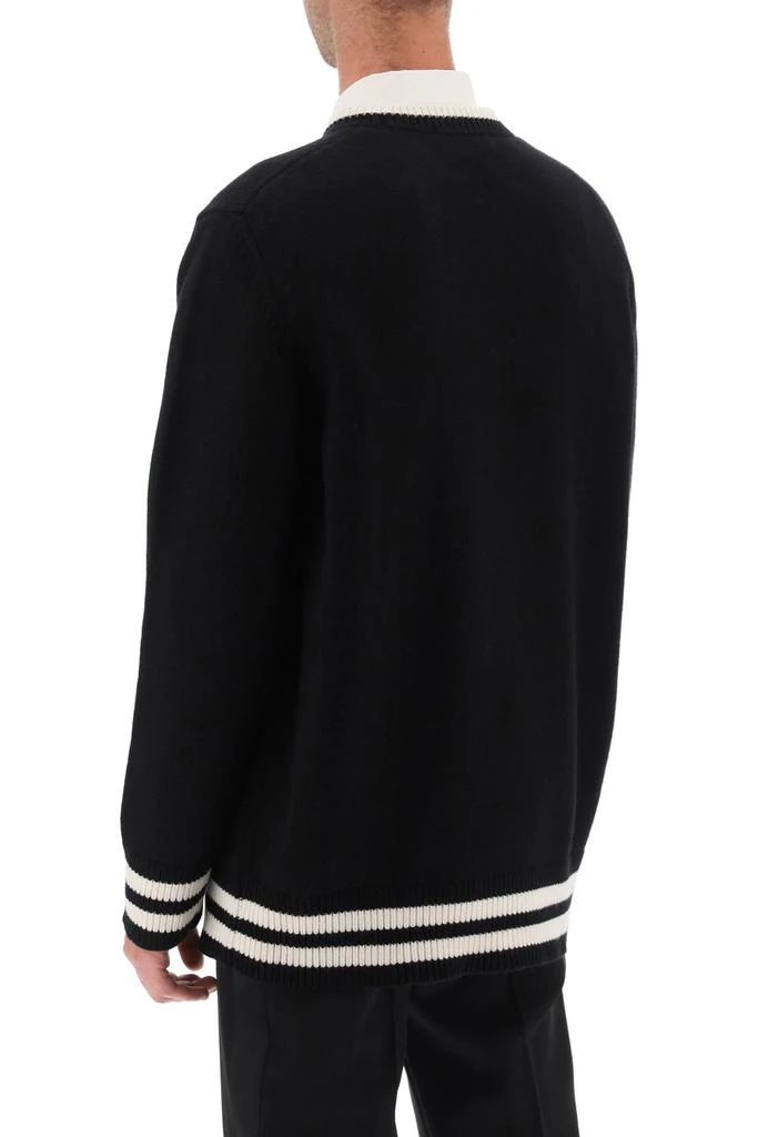 商品Alexander McQueen|varsity sweater with skull motif,价格¥2247,第3张图片详细描述