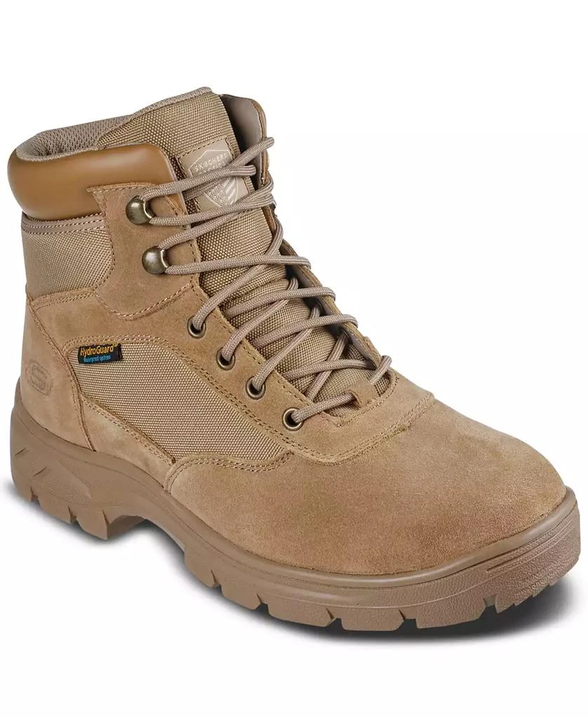 商品SKECHERS|Men's Work - Wascana Waterproof Military Tactical Boots from Finish Line,价格¥626,第1张图片