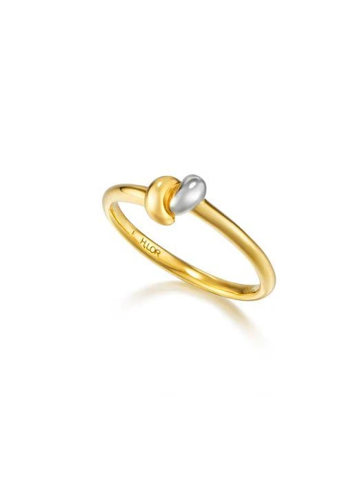 商品hyeres-lor|Etrive 14K Duet Ring XS,价格¥3156,第1张图片