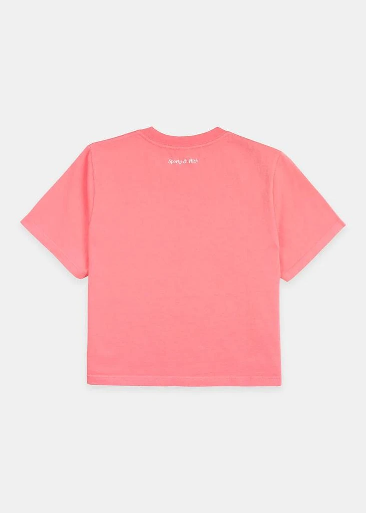 商品Sporty & Rich|Sporty & Rich Stawberry Be-Nice Cropped T-Shirt,价格¥265,第2张图片详细描述