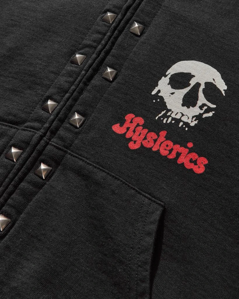 商品Hysteric Glamour|Women's Skull Berry Zip Hoodie Black,价格¥3078,第3张图片详细描述