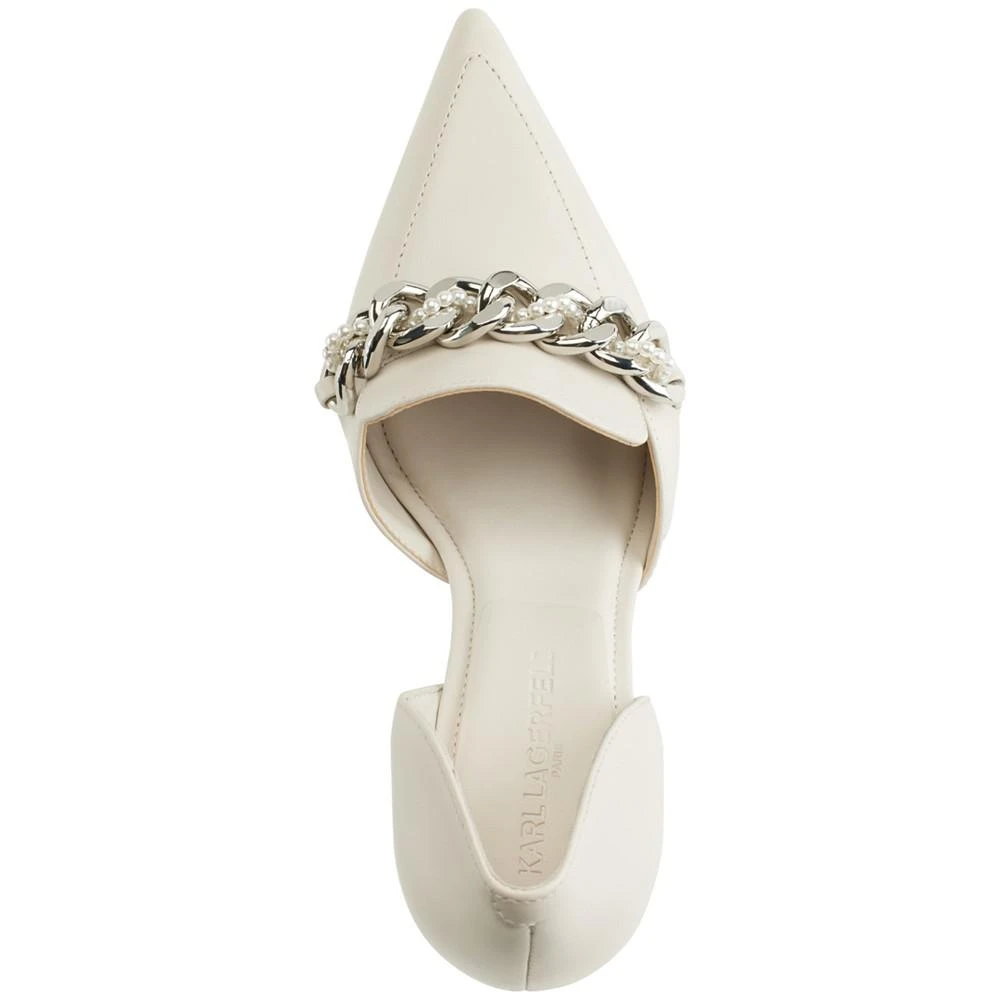 商品Karl Lagerfeld Paris|Women's Shivani Pointed-Toe Embellished Pumps,价格¥460,第3张图片详细描述