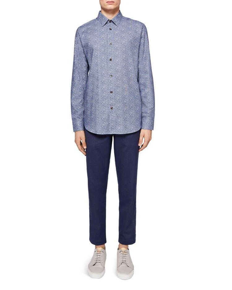 商品Ted Baker London|Ted Baker Montpel Printed Floral Regular Fit Button-Down Shirt,价格¥800,第4张图片详细描述