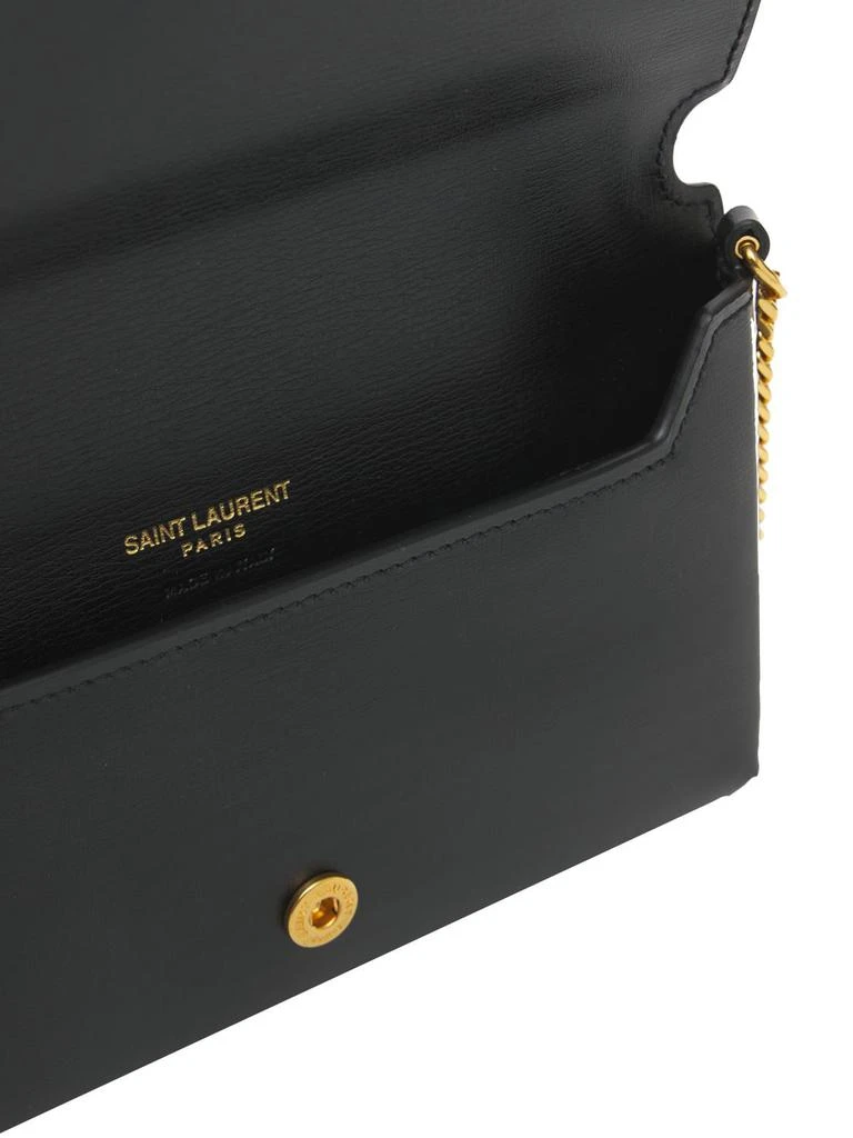 商品Yves Saint Laurent|Monogram Leather Phone Holder W/strap,价格¥5595,第4张图片详细描述