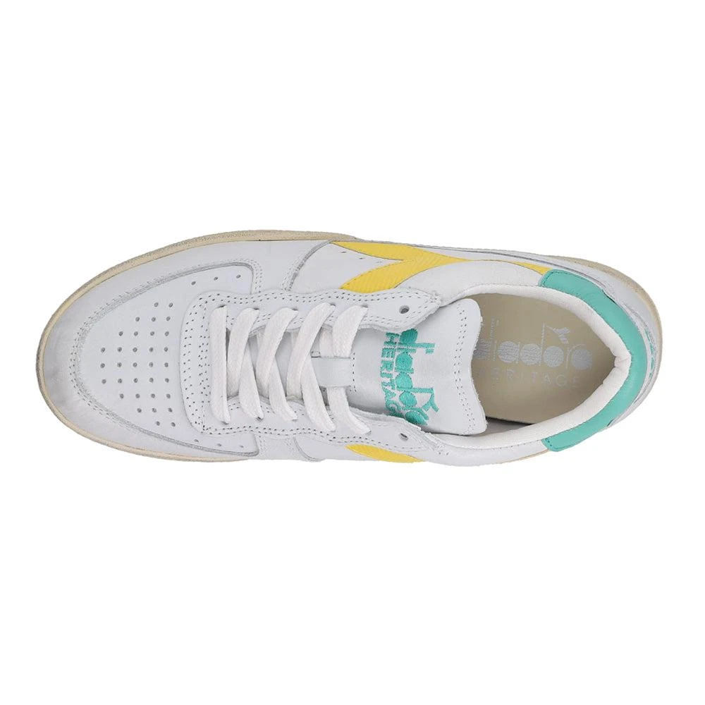 商品Diadora|Mi Basket Low Used Lace Up Sneakers,价格¥174,第4张图片详细描述