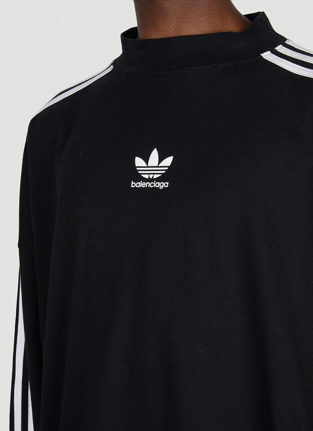 商品Adidas|Logo Print Long Sleeve T-Shirt in Black,价格¥6918,第7张图片详细描述