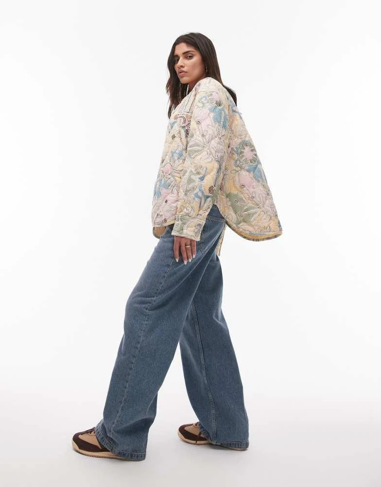 商品& Other Stories|& Other Stories quilted jacket in abstract deco print,价格¥1500,第2张图片详细描述