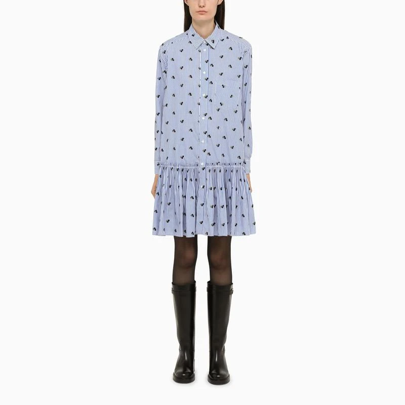 商品RED Valentino|Striped poplin shirt dress,价格¥2248,第1张图片