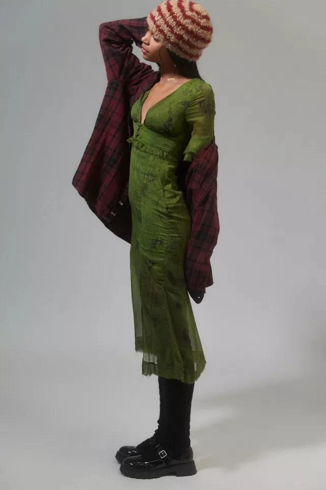 商品Urban Outfitters|UO Florence Chiffon Printed Midi Dress,价格¥74,第2张图片详细描述
