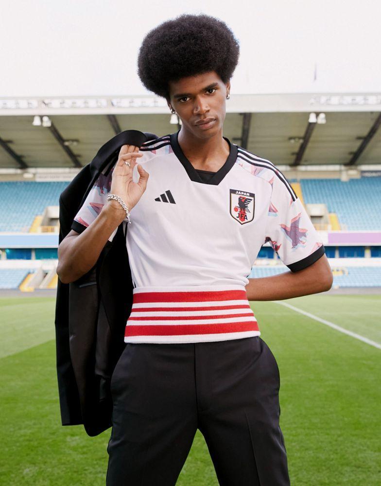 商品Adidas|adidas Football Japan World Cup 2022 unisex away shirt in white,价格¥624,第1张图片