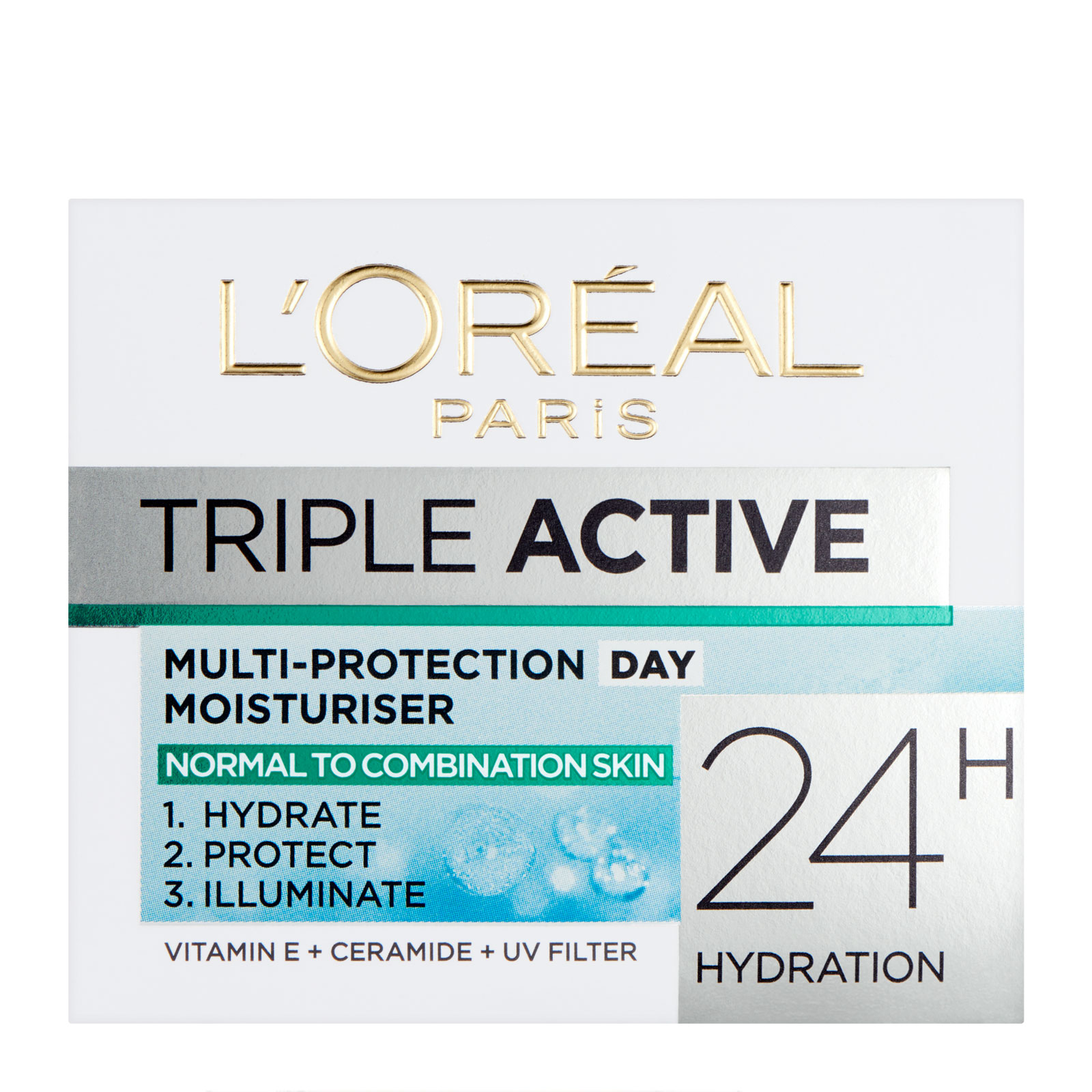 L'Oréal Paris 欧莱雅 三重活力保湿防护日霜 中性/混合性肌肤 50ml商品第3张图片规格展示
