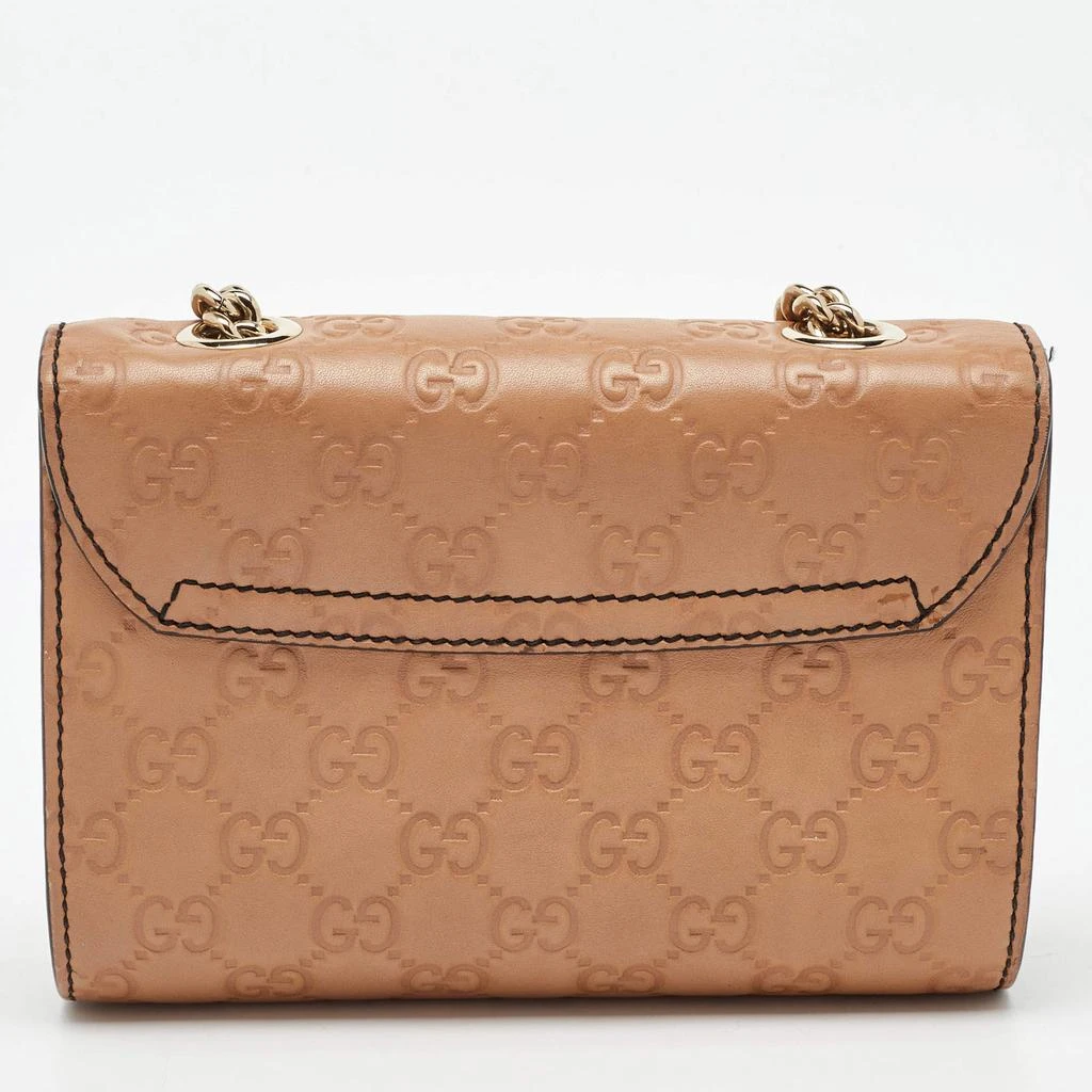 商品[二手商品] Gucci|Gucci Light Brown Guccissima Leather Mini Emily Chain Shoulder Bag,价格¥6237,第4张图片详细描述