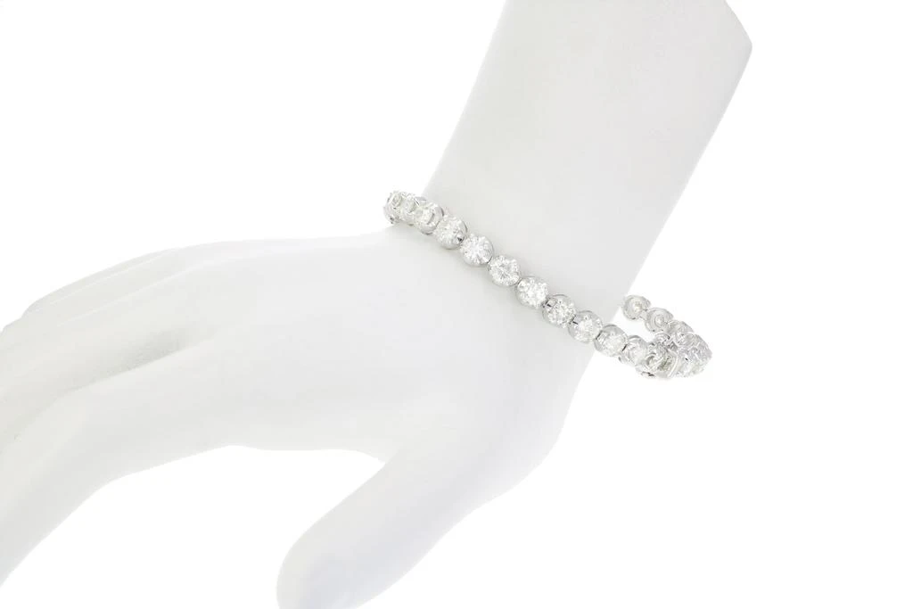 商品Vir Jewels|4 cttw VS2-SI1 IGI Certified Diamond Bracelet 14K White Gold Tennis Round 7 Inch,价格¥33272,第4张图片详细描述