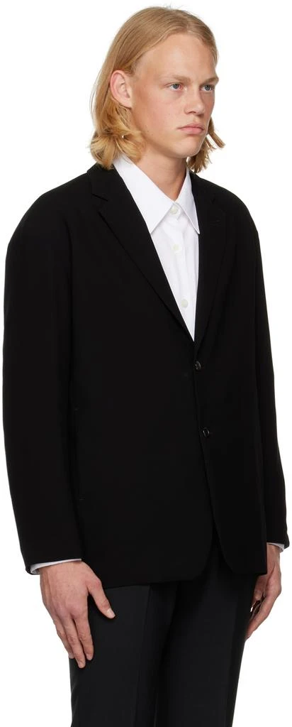 商品n.hoolywood|Black Notched Lapel Blazer,价格¥1857,第2张图片详细描述