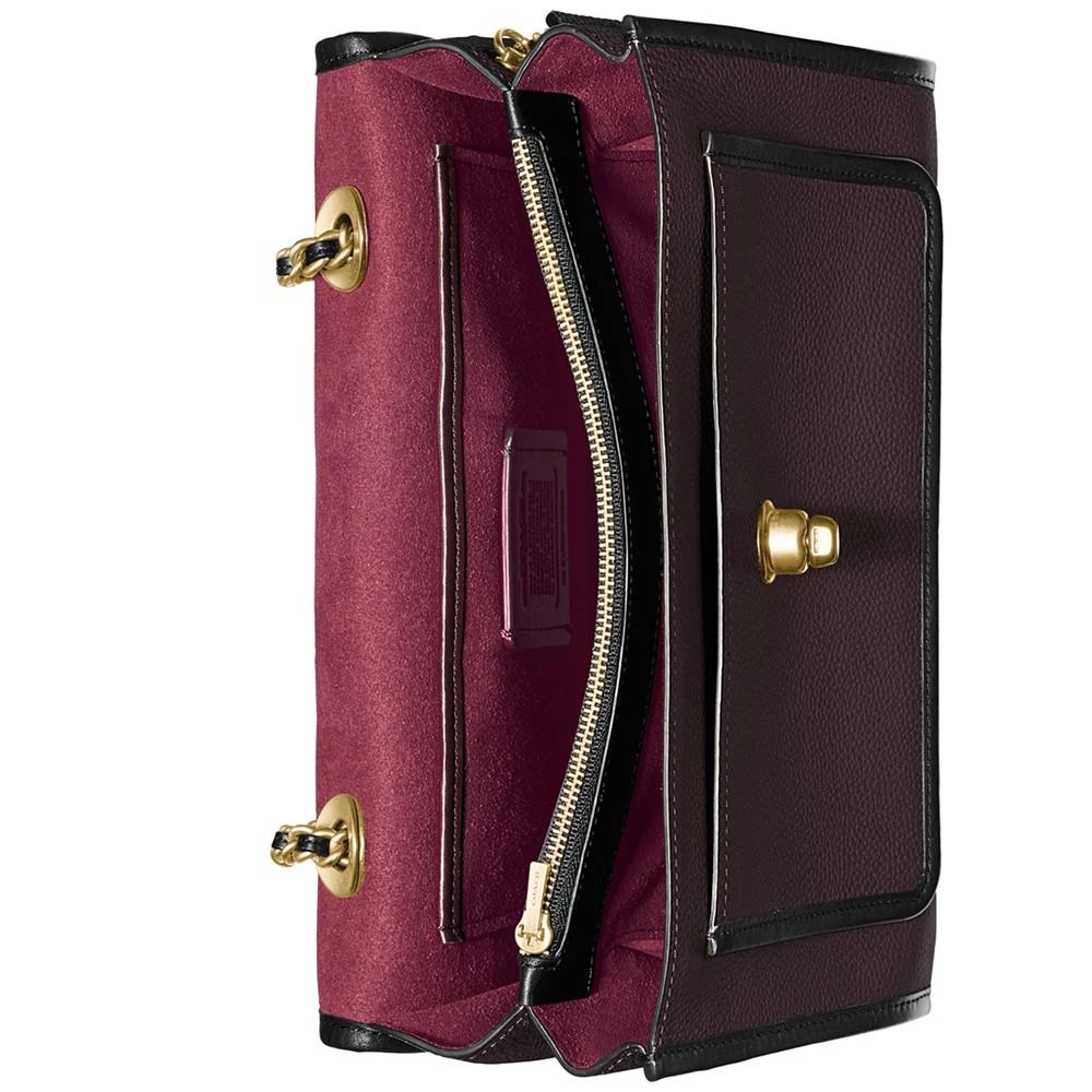 商品Coach|Polished Leather 单肩包,价格¥1020,第3张图片详细描述