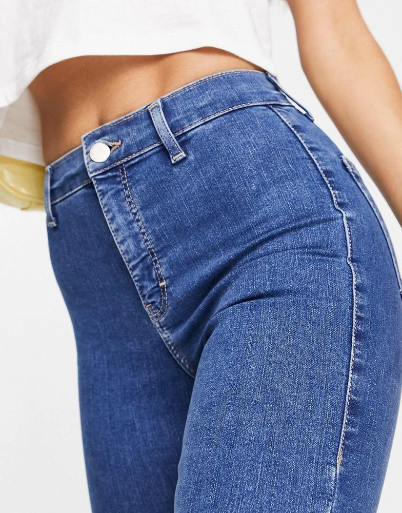 商品Topshop|Topshop Petite Joni jean in mid blue,价格¥174,第4张图片详细描述