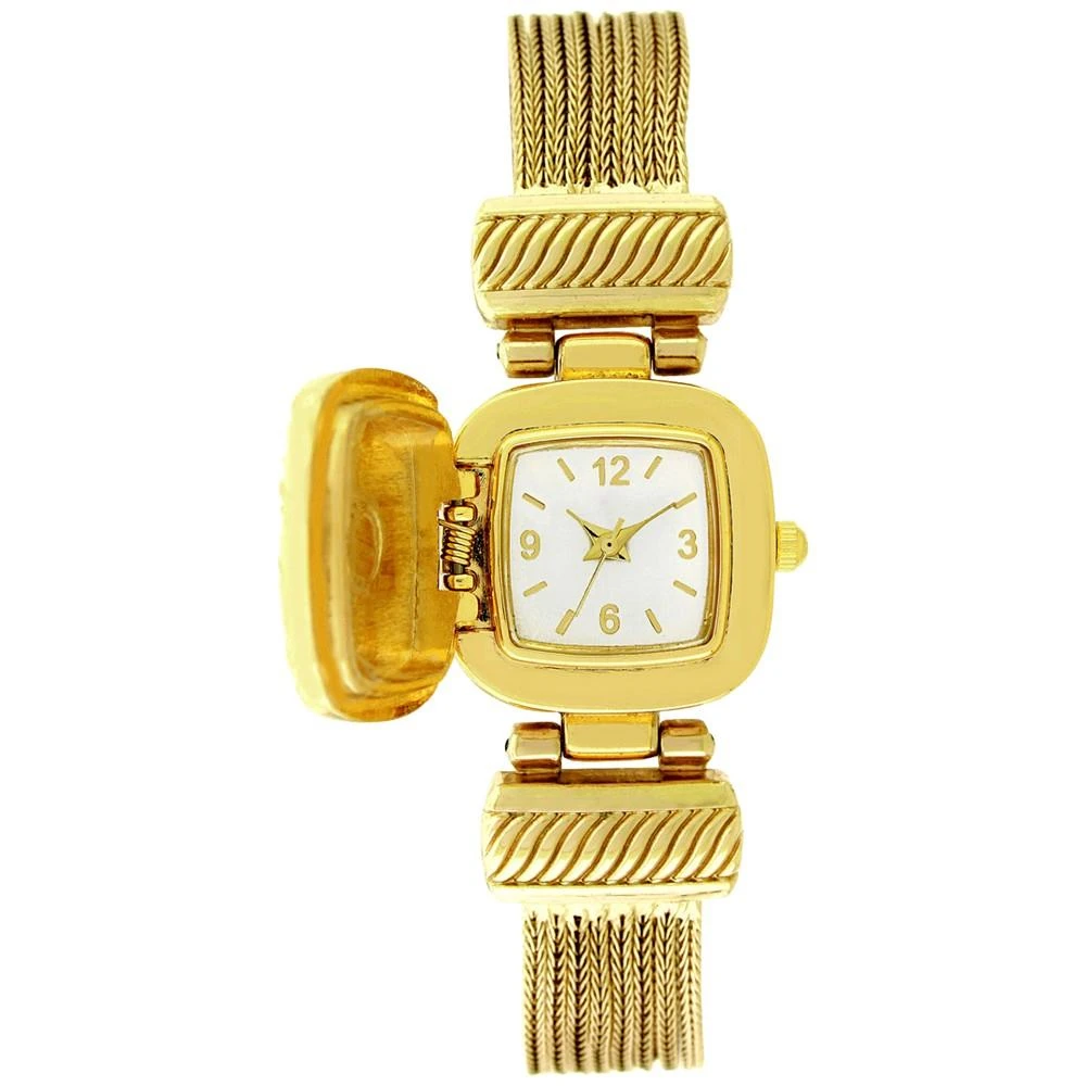 商品Charter Club|Women's Crystal Multi-Chain Flip Watch 25mm, Created for Macy's,价格¥112,第2张图片详细描述