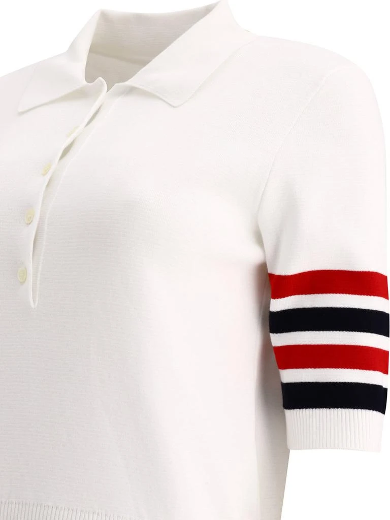 商品Thom Browne|Thom Browne 4-Bar Detailed Polo Shirt,价格¥6003,第4张图片详细描述