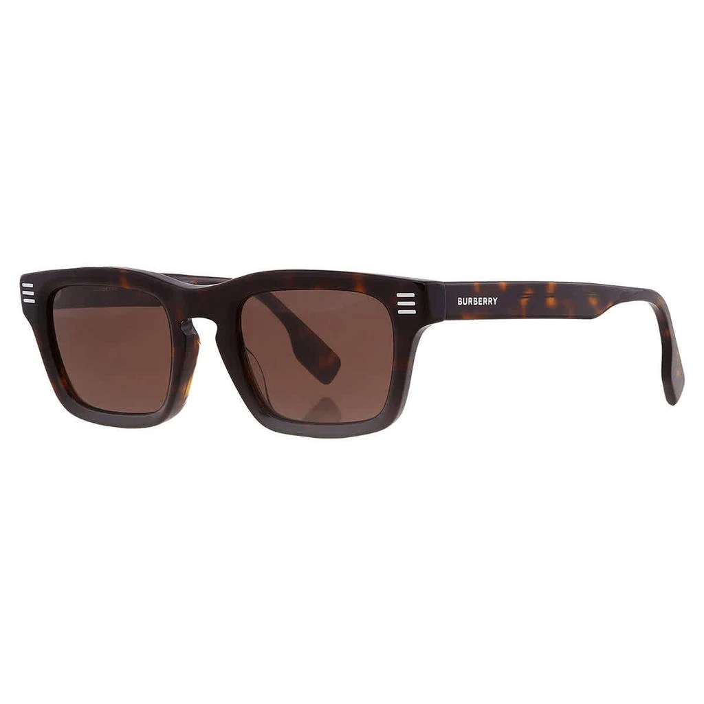 商品Burberry|Dark Brown Rectangular Men's Sunglasses BE4403F 300273 51,价格¥1043,第3张图片详细描述