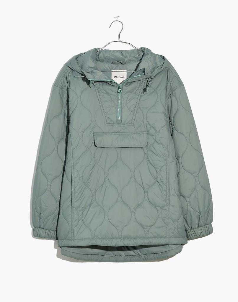 商品Madewell|Quilted Packable Popover Puffer Jacket,价格¥910,第4张图片详细描述