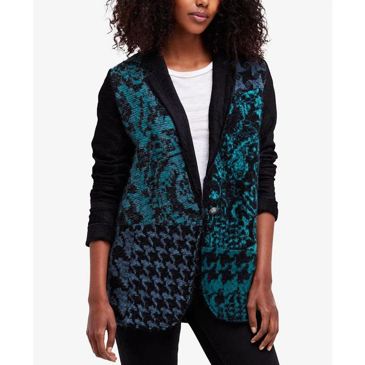 商品Free People|Better Together Oversized Metallic Blazer Cardigan,价格¥444,第1张图片