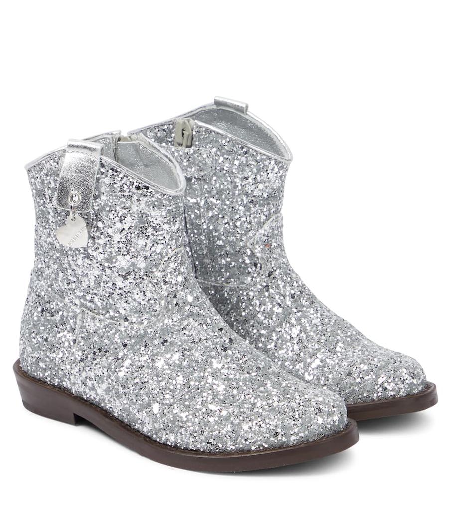 Sequined ankle boots商品第1张图片规格展示