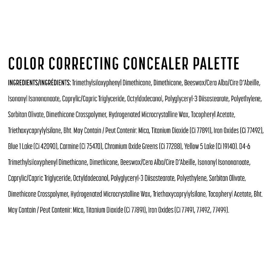 NYX Professional Makeup Color Correcting Concealer Palette 3