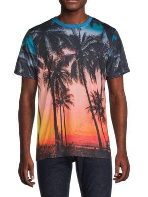 商品WeSC|Tropical-Print T-Shirt,价格¥40,第1张图片