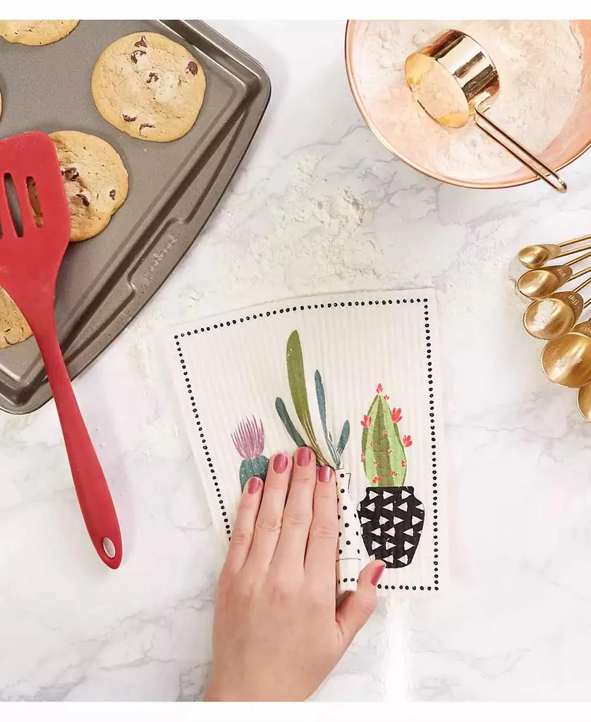 商品Design Imports|Succulents Swedish Dishcloths Set of 3,价格¥391,第3张图片详细描述