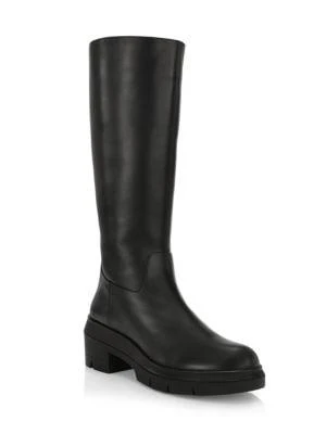 商品Stuart Weitzman|Norah Tall Leather Boots,价格¥1893,第2张图片详细描述