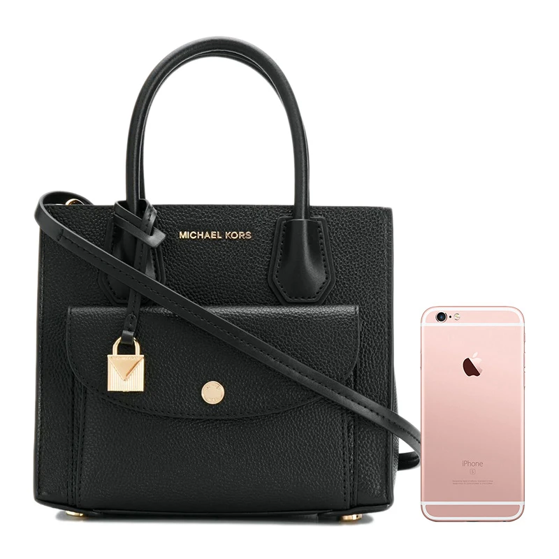 Michael Kors 迈克高仕 女士黑色手提包  30F9GM9M8L-BLACK 商品