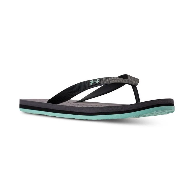 商品Under Armour|Men's Atlantic Dune Athletic Flip-Flop Thong Sandals from Finish Line,价格¥56,第1张图片