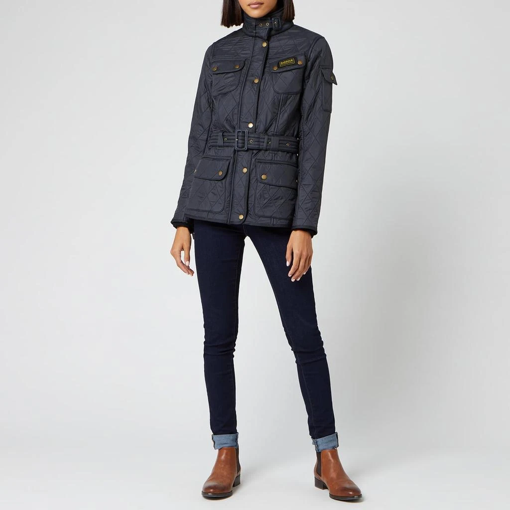 商品Barbour|女士 Polarquilt 夹克 - 海军蓝,价格¥1711,第3张图片详细描述