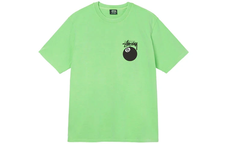 商品[国内直发] STUSSY|SS22 Ball Pigment Dyed Tee 黑8球印花休闲短袖T恤 男款,价格¥1432,第9张图片详细描述