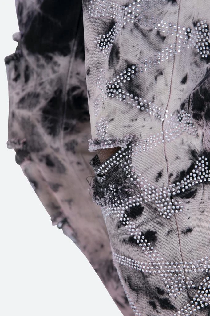 D208 Skeleton Straight Denim - Purple 商品