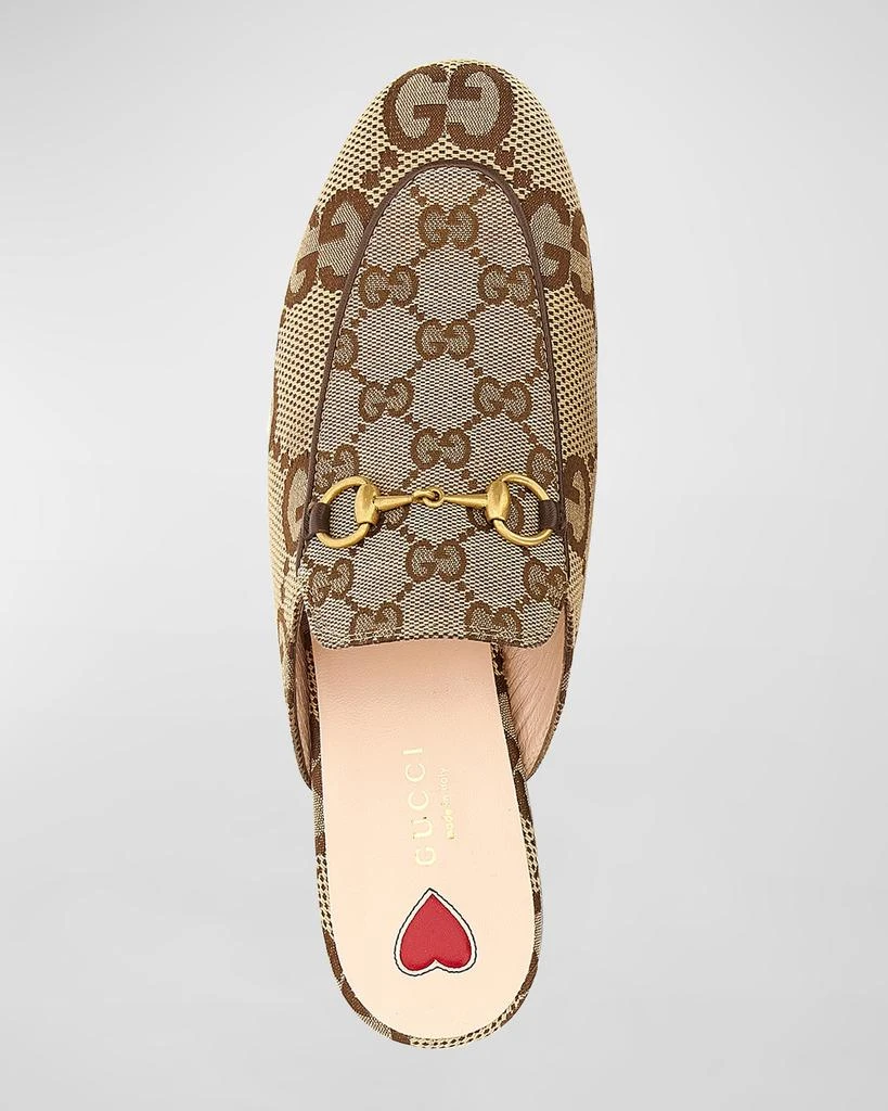 商品Gucci|Princetown GG Canvas Loafer Mules,价格¥7096,第4张图片详细描述