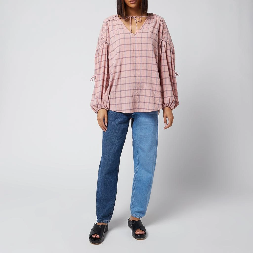 商品MUNTHE|Munthe Women's Chip Blouse - Rose,价格¥174,第3张图片详细描述